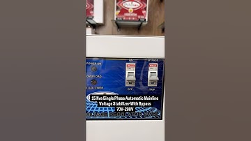 Pulstron 15 Kva Single Phase Automatic Mainline Voltage Stabilizer With Bypass 70V-290V #powerup