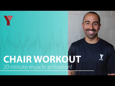 20 Minute Chair Workout to Activate All your Muscles!