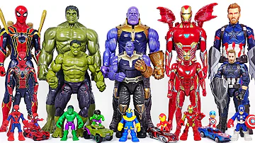 Marvel Infinity War Avengers bigger and smaller transform! Hulk, Thanos, Spider Man! - DuDuPopTOY