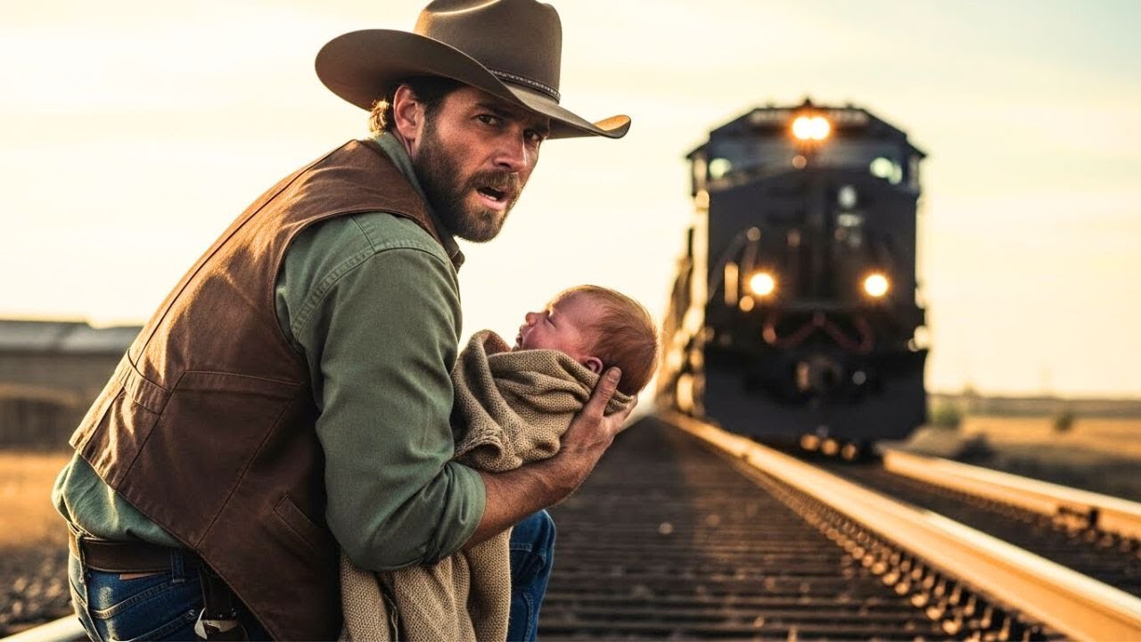 She Was Left on the Railroad Tracks With a Note “Unwanted” — One Cowboy’s Choice Changed Everything