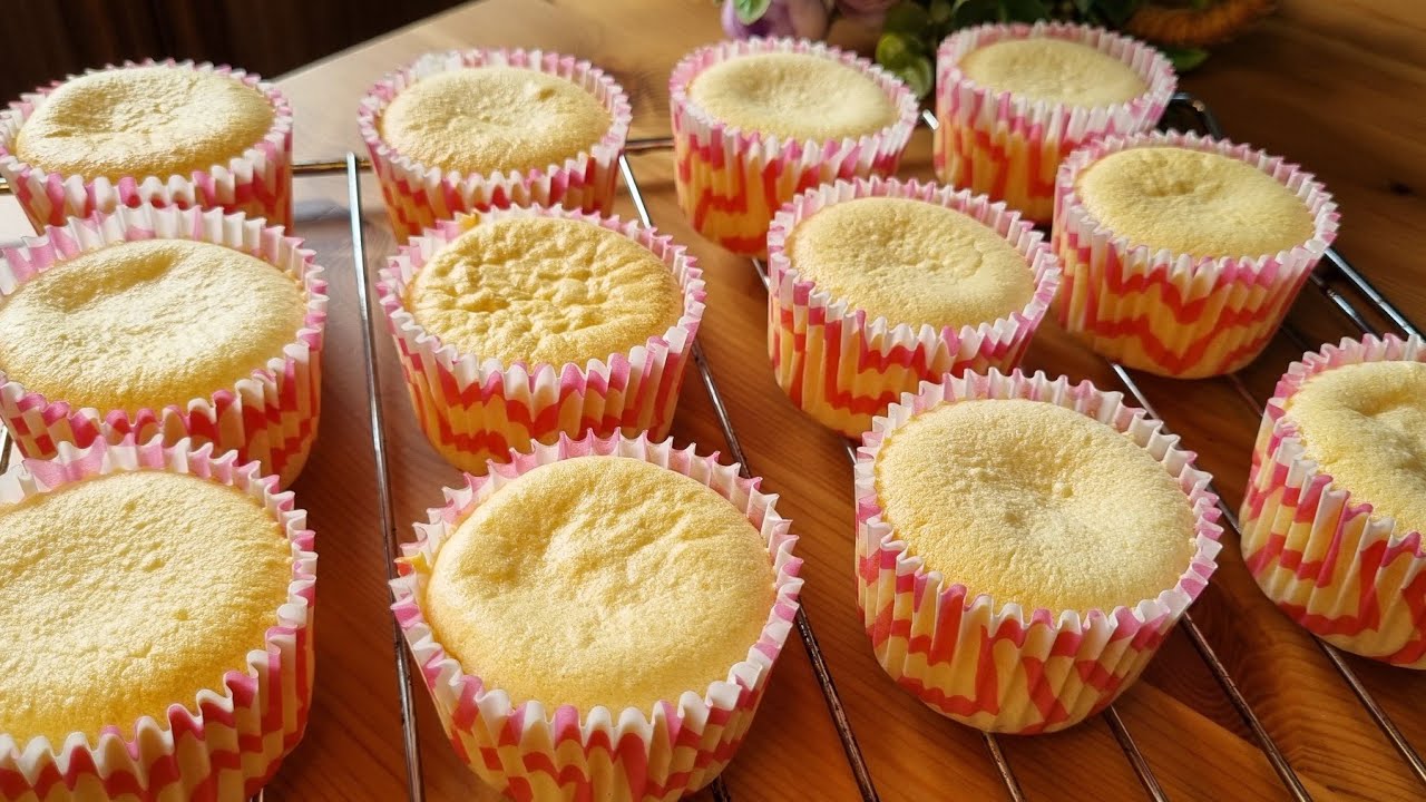 SOFT CHIFFON CUPCAKE RECIPE | HOW TO MAKE CHIFFON CUPCAKE