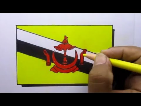 Cara Membuat Bendera Brunei
