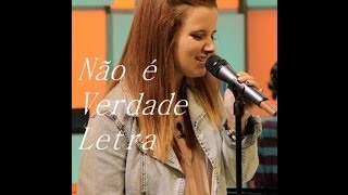 Video thumbnail of "Carolina Deslandes-Não é verdade"