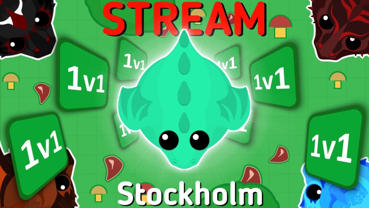 🔴Mope.io stream on Stockholm