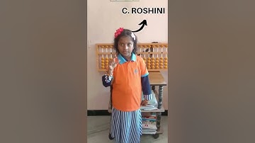 Watch ADA Abacus Student Mental Maths performance | Abacus Classes In LN Puram panruti