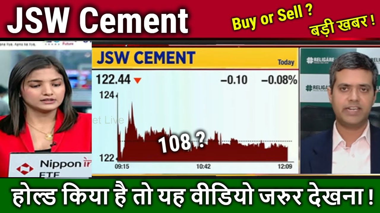 JSW Cement share analysis,kitna girega,hold or sell,jsw cement share latest news today, target 2026