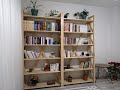 AHŞAP KİTAPLIK YAPIMI / DIY WOODEN BOOKCASE / KİTAPLIK NASIL YAPILIR / MAKING A BOOKSHELF FROM WOOD