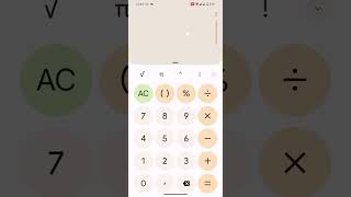 Google pixel phone or stock Android calculator. Buttons smaller how to. screenshot 5