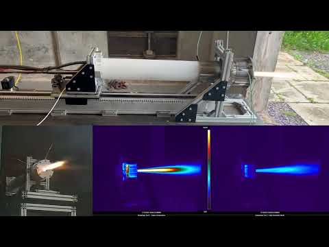 Ouroboros-3 Hybrid Autophage Rocket Engine Test  (Composite) - July 14 2023