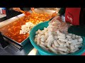 거대한 철판 떡볶이 달인, 40년 된 영주 랜떡 / Korean popular snack, tteokbokki - korean street food