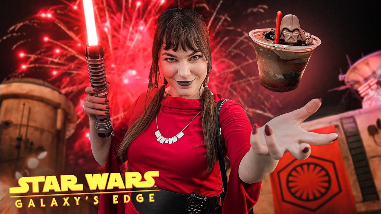 A Darkside Disneyland Date Night & Lightsaber Training! | Star Wars Galaxy's Edge Vlog