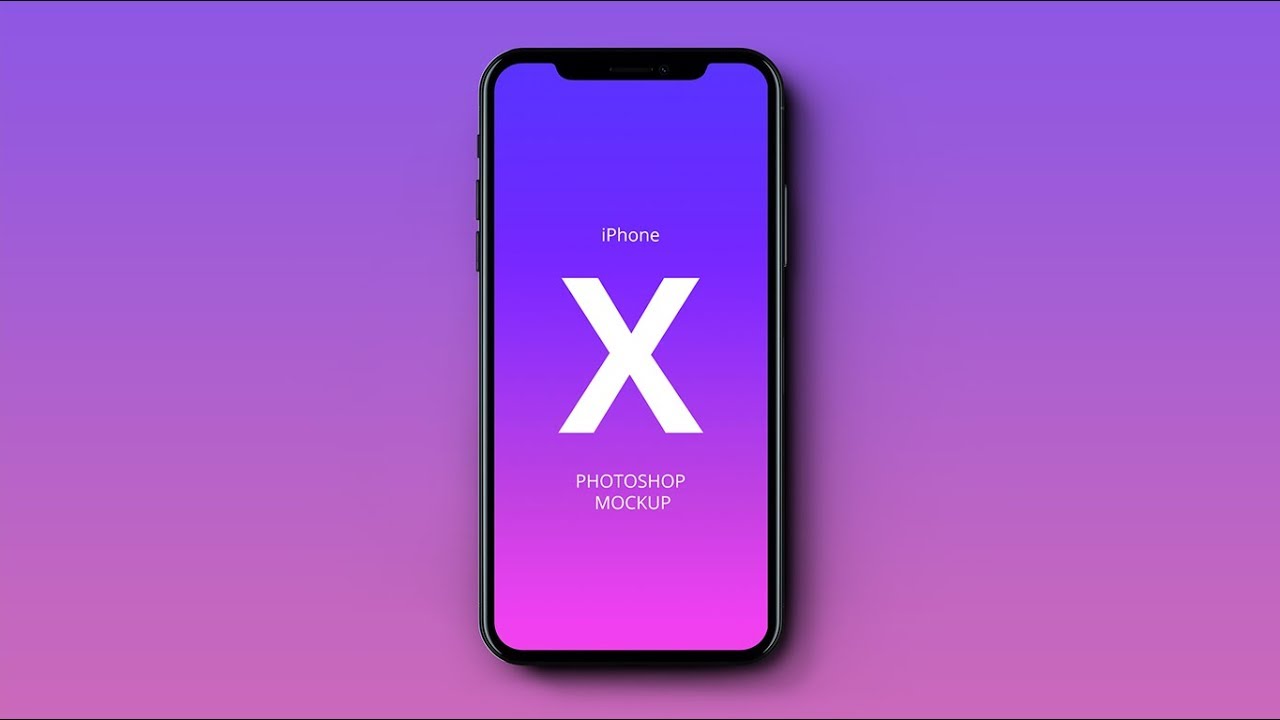 Download Iphone X Mockup Psd Free Download Youtube PSD Mockup Templates