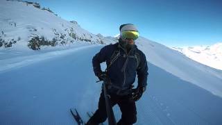2015-02-28 - Ischgl - Slaloming in fresh groom in the morning