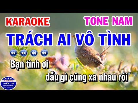 Trách Ai Vô Tình Karaoke - Karaoke Trách Ai Vô Tình | Nhạc Sống Tone Nam | Lý Mỹ Hưng Karaoke Tuấn Cò