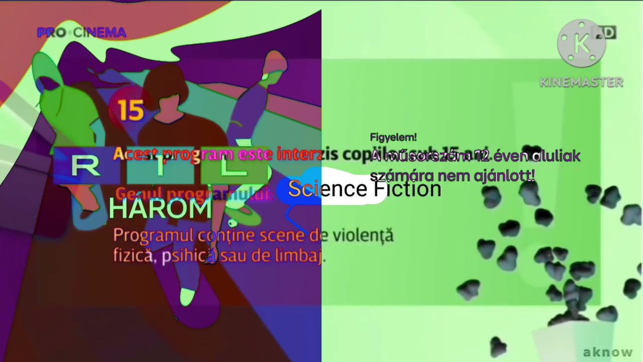 All Romania and Hungary TV age warnings into one