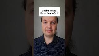 Missing values? Here's how to fix it #shorts #python #datascience