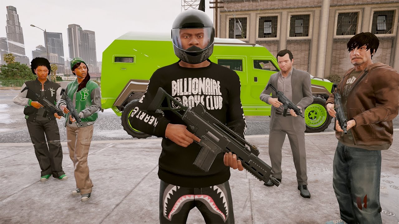 GTA 5 MOD VITA DA GANGSTER: SVALIGIAMO LA PACIFIC BANK CON TIFFANY E MICHEAL💰💰