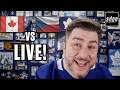 Team Canada vs Team Czechia | Men's Hockey | LIVE w/ Steve Dangle
