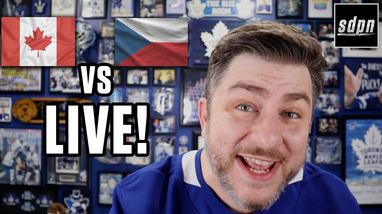 Team Canada vs Team Czechia | Mens Olympic Hockey | LIVE w/ Steve Dangle