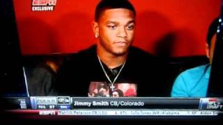 Baltimore Ravens Draft CB Jimmy Smith #27 in 2011 NFL Draft