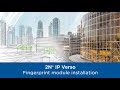 2N IP Verso - Fingerprint module installation