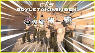 BÖYLE TAKIMIN BEN... - Counter Strike 2 Türkçe Komik Anlar