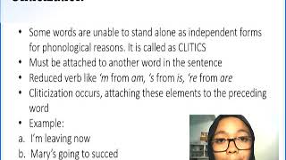 2  Some morphological process