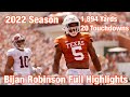 Bijan Robinson Full 2022-2023 College Football Highlights | Texas Runningback |