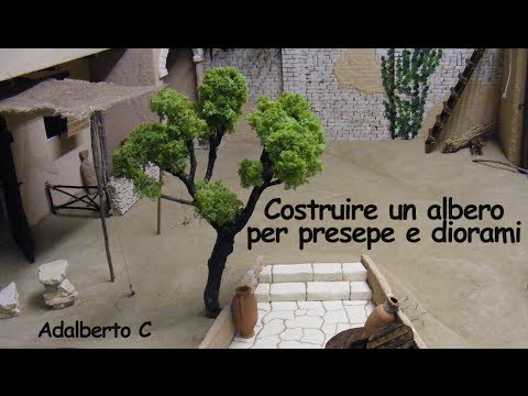 Realizzazione Di Un Albero Per Diorami E Presepi Youtube