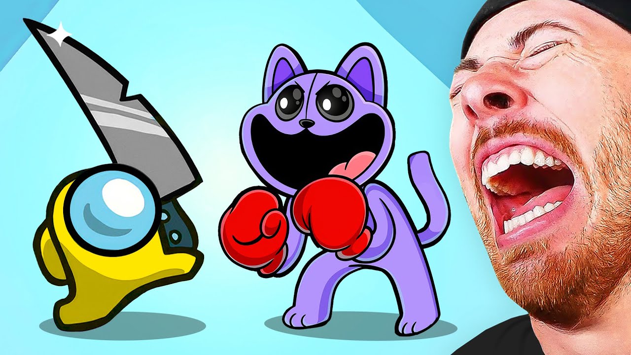 Mini Crewmate vs Poppy Playtime Chapter 3 (FUNNY AMONG US ANIMATIONS)