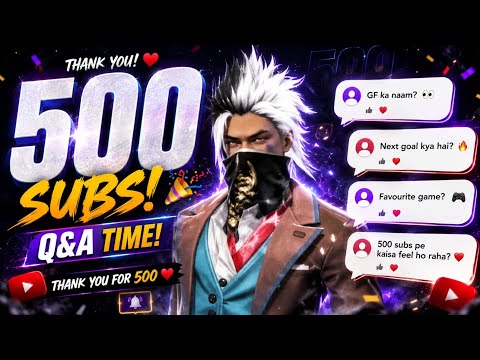 Q&A Time | 500 Subscribers Special QNA | Mafiagenius6.official