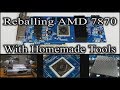 Sapphire Radeon HD 7870 XT GPU - Reballing With DIY Tools