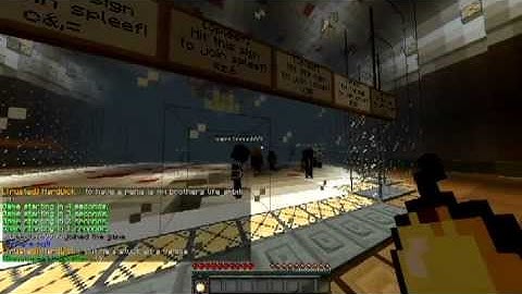 Spleefing on Skitscapes server