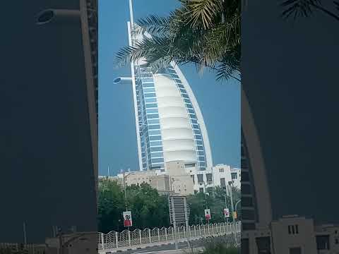 Amazing and Beautiful View of Burj Al Arab Hotel In Dubai