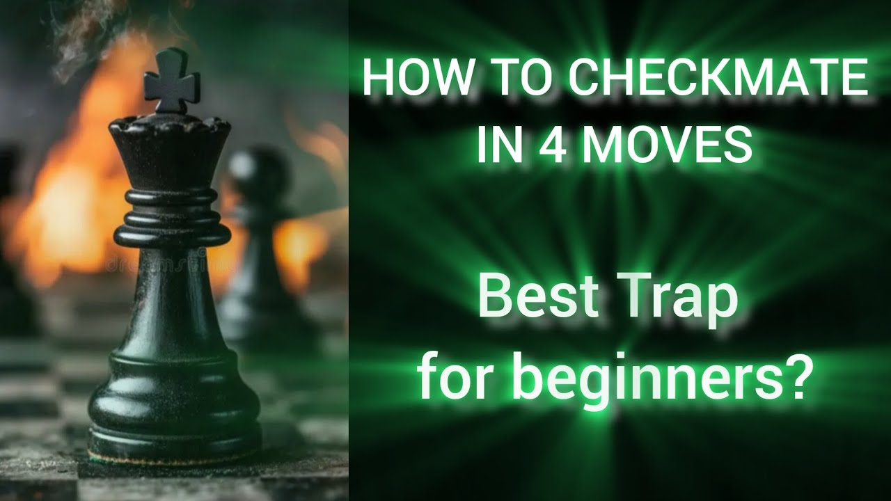 How to CheckMate in just 4 Moves and Best Trap for beginners Tips and Trickcs.