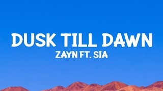 @Zayn - Dusk Till Dawn (Lyrics) ft. @sia Resimi