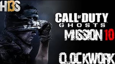 Call of Duty Ghosts (Gameplay) Mission 10 Walkthrough (Clockwork)