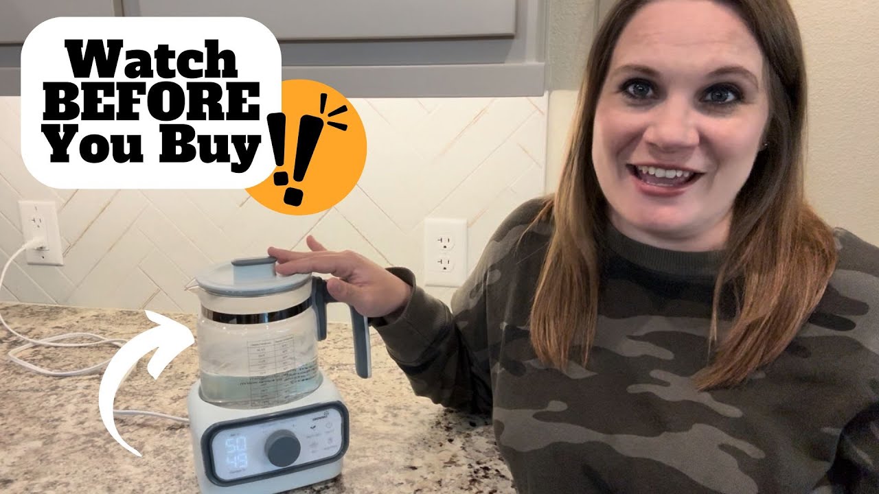 Grownsy Baby Instant Warmer, Glass Water Boiler w/ Temperature Control for Formula REVIEW + DEMO