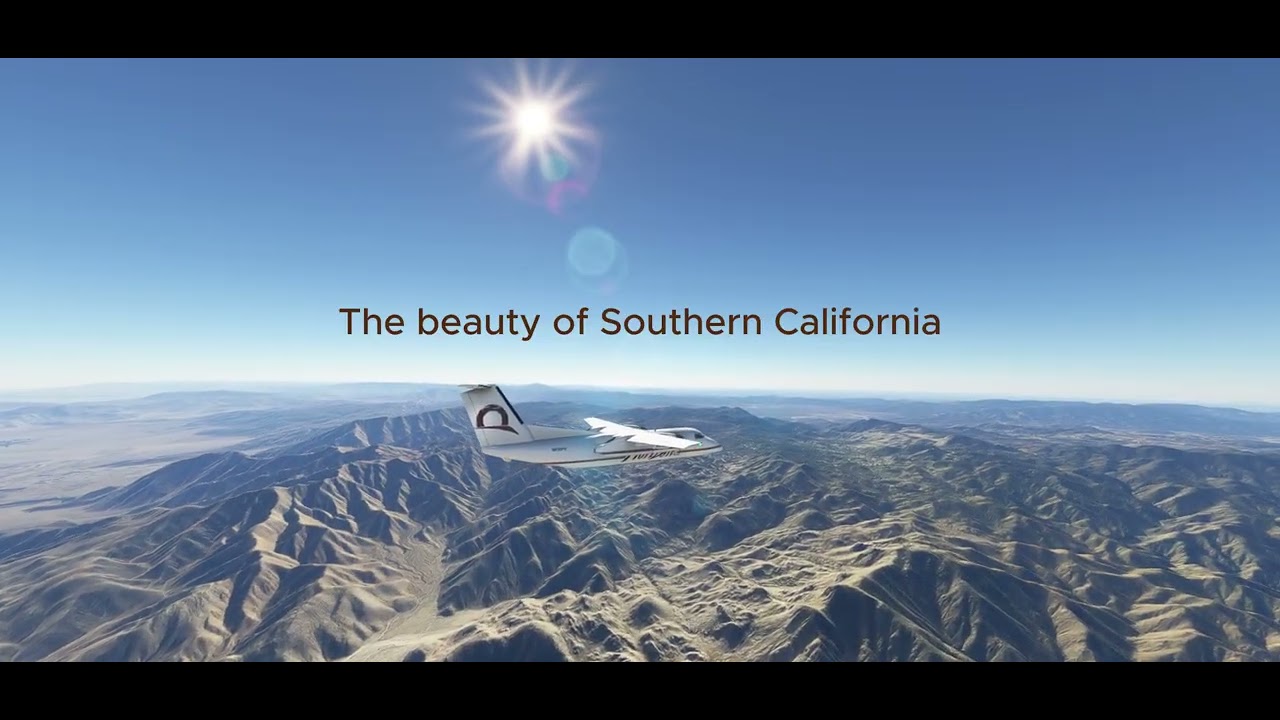 Dash 8 from Palm Springs to Palomar