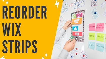 Hoe u eenvoudig strips op en neer kunt verplaatsen in de Wix-editor