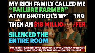 My Rich Family Called Me the Failure Farmer at My Brother's Wedding — Then an $18 Million Offer