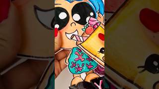 Inside Out 2 Joy Squishy Tutorial #asmr #insideout2 #papercraft #diy #shorts