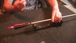 Wooden Arrow Shaft Tool How To Straighten An Arrow