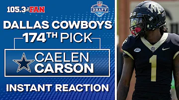 Cowboys Draft Caelen Carson, Wake Forest CB With 174th Pick | NFL Draft 2024