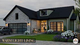 49x79 ft Texas Style Modern Farmhouse | 3 Bed + Flex Room, Warm Light Living
