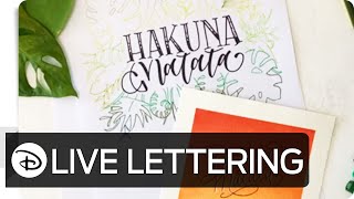 Disney Live Lettering mit Frau Hölle | Disney HD