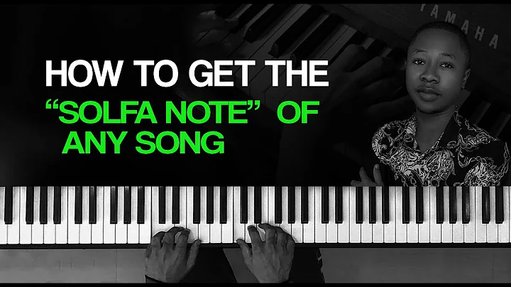 How to get the solfa note of any song | ear training solfa notation