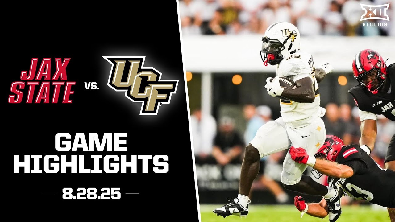 Jacksonville State vs. UCF Game Highlights | 2025 Big 12 Football