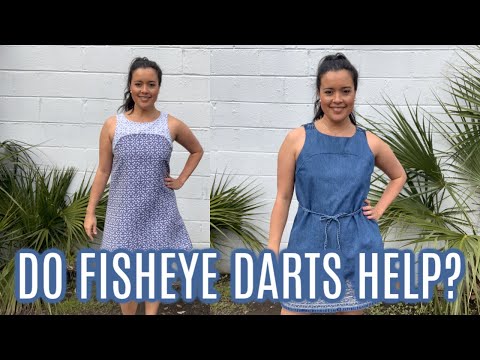 Do vertical fish-eye darts in clothes really make a difference?