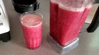 Watermelon Rind Refresher (Light Smoothie) using a Vitamix Blender